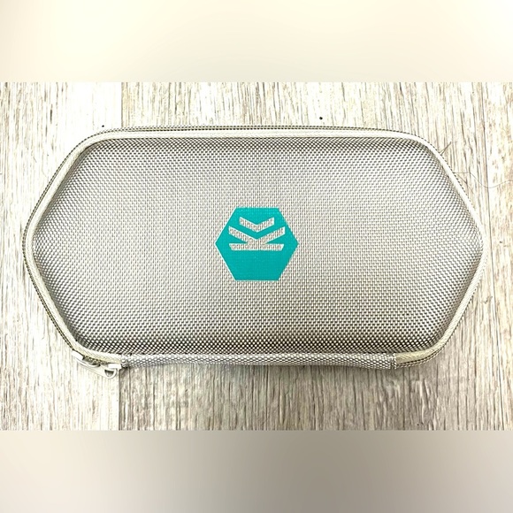 Kinetic Tools Case Massager Tool Storage Travel Protective‎ Gray Teal Logo - Picture 1 of 4